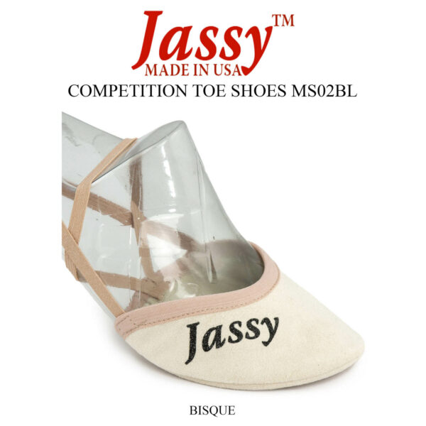 Rhythmic Gymnastics Toe Shoes By Jassy Competition Bisque