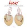 Rhythmic Gymnastics Toe Shoes By Jassy Competition Beige