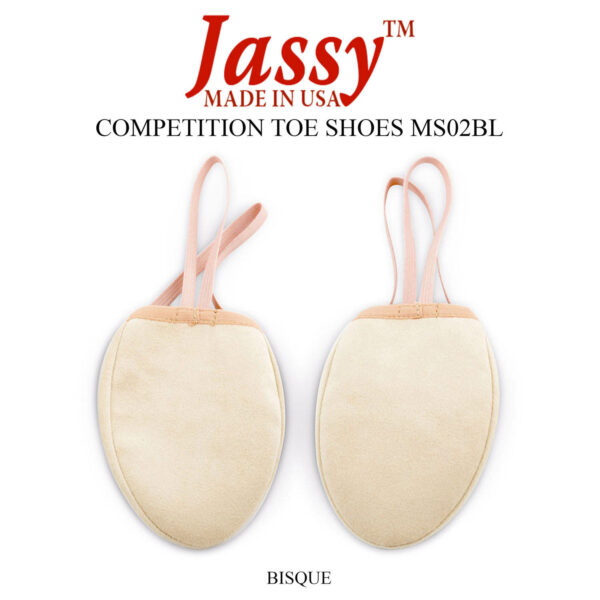 Rhythmic Gymnastics Toe Shoes By Jassy Competition Bisque