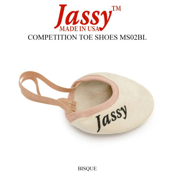 Rhythmic Gymnastics Toe Shoes By Jassy Competition Bisque