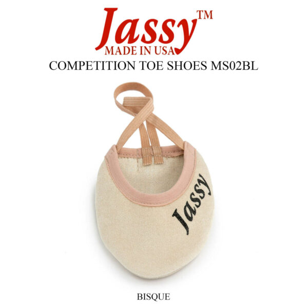 Rhythmic Gymnastics Toe Shoes By Jassy Competition Bisque