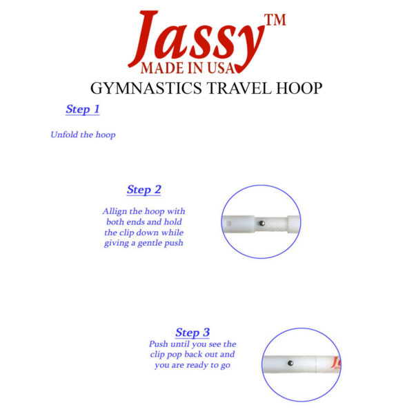 JASSY GYMNASTICS TRAVEL HOOP