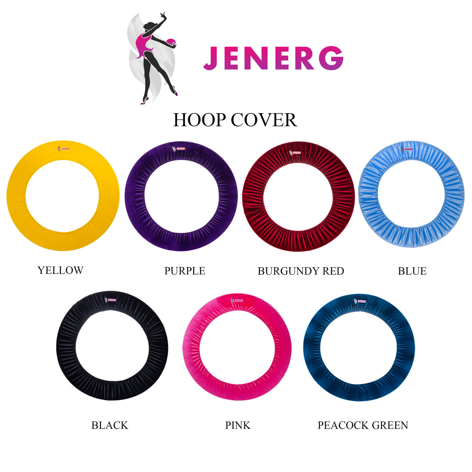 Jenerg Velvet Toe Hoop Cover For Rhythmic Gymnastics New
